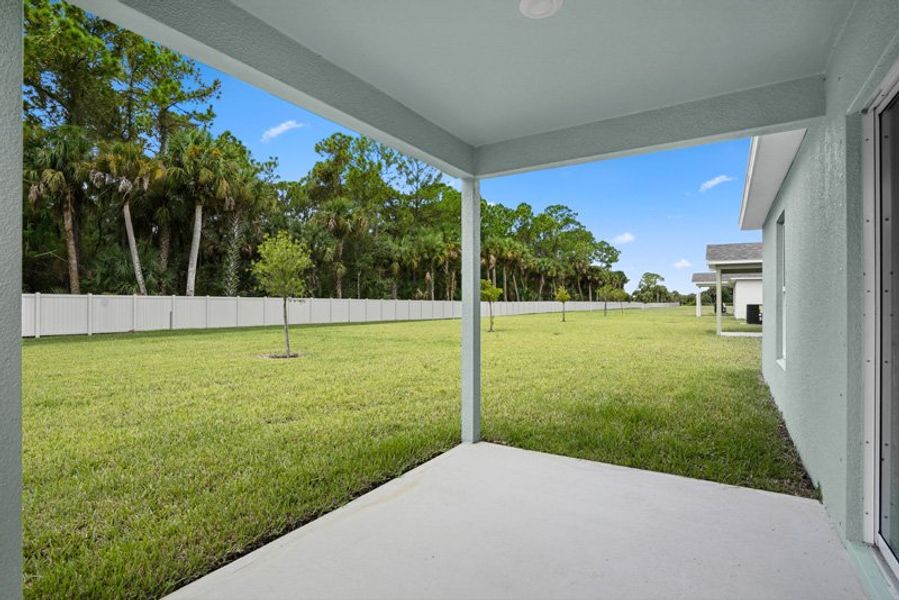 Exterior details and patio area of a home in Richmond Cove, Palm Bay (Image 3). Exterior details and patio area of a home in Richmond Cove, Palm Bay (Image 3).