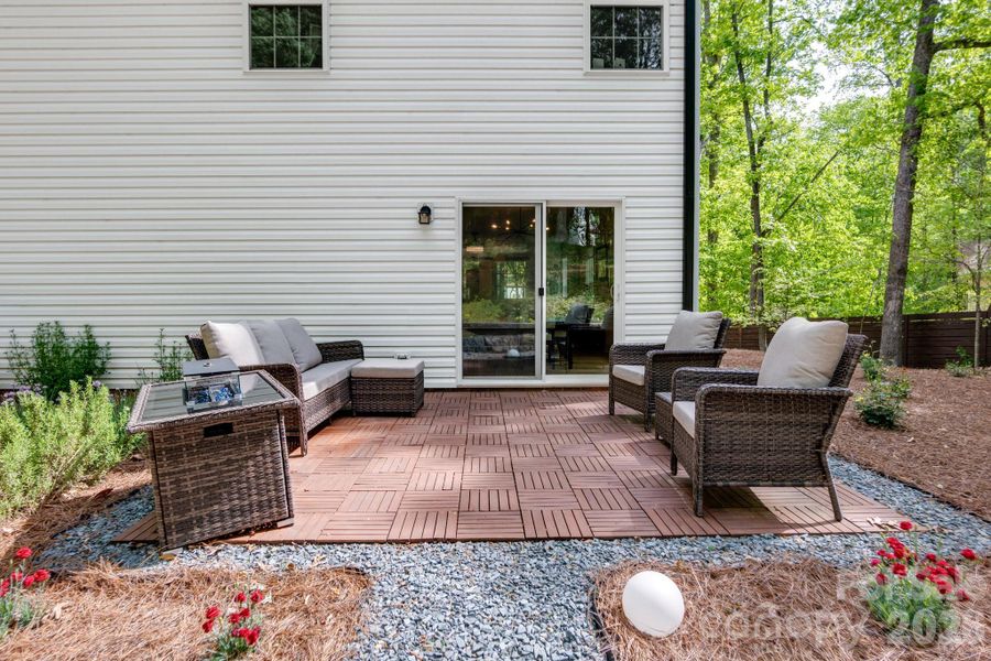 Exterior details and patio area of a home in , Waxhaw (Image 26).