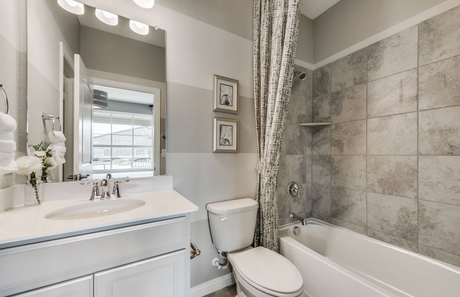Furnished interior view inside a new home in Rosemary Fields, Godley (Image 6).