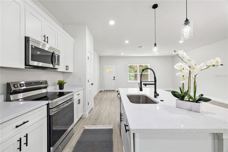 Furnished interior view inside a new home in , Citrus Springs (Image 9). Furnished interior view inside a new home in , Citrus Springs (Image 9).