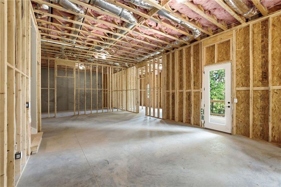 In-progress construction of a new home in , Flowery Branch, GA (Image 79). In-progress construction of a new home in , Flowery Branch, GA (Image 79).