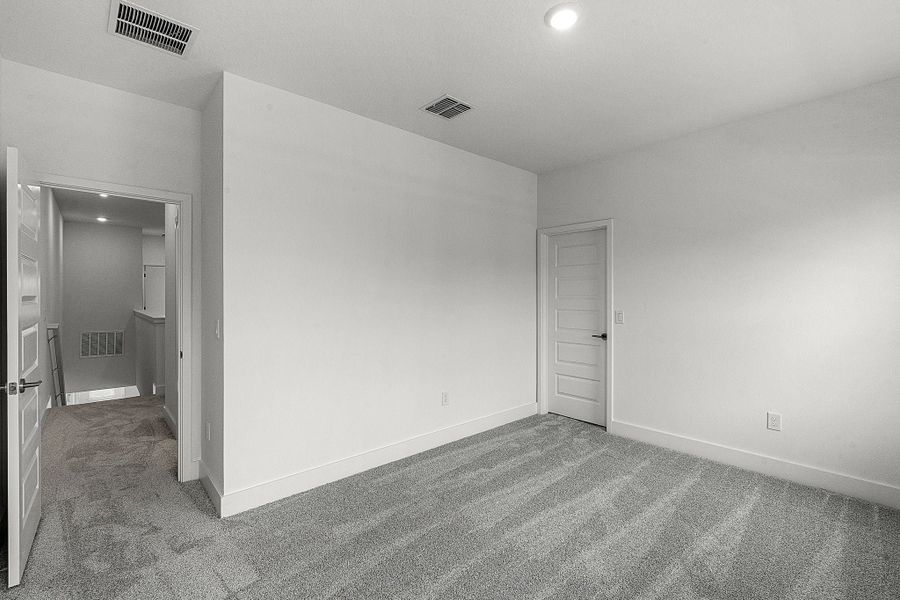 Representative unfurnished interior of a home built from the Franklin by Rockwell Homes in Harvest at Ovation - Townhomes, Winter Garden (Image 59). Representative unfurnished interior of a home built from the Franklin by Rockwell Homes in Harvest at Ovation - Townhomes, Winter Garden (Image 59).