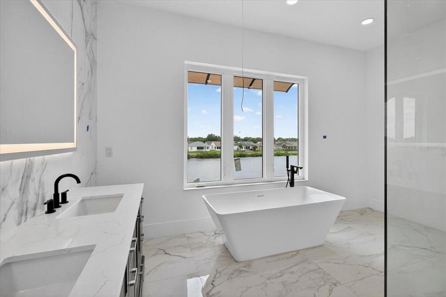 Furnished interior view inside a new home in , Safety Harbor (Image 8). Furnished interior view inside a new home in , Safety Harbor (Image 8).