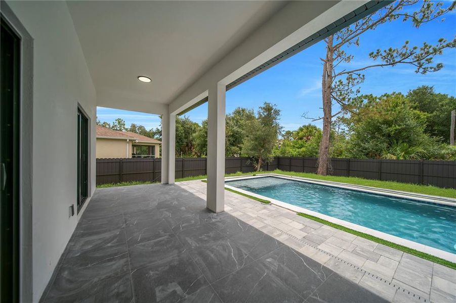 Exterior details and patio area of a home in , North Port (Image 25). Exterior details and patio area of a home in , North Port (Image 25).