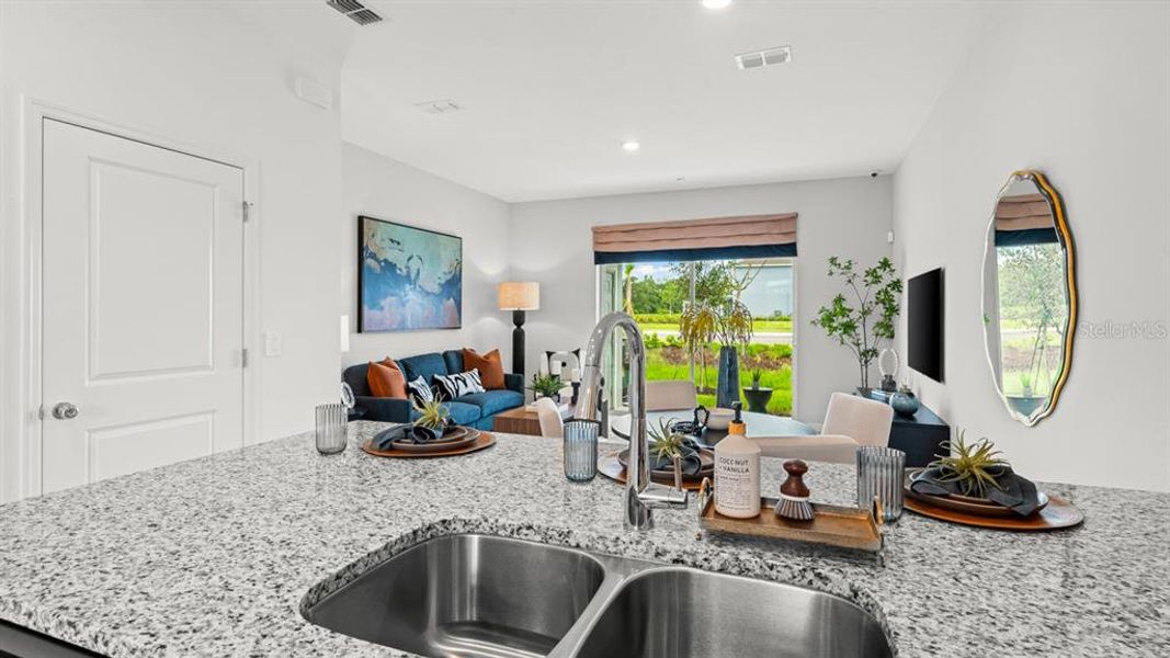 Furnished interior view inside a new home in Westview Community Group Page, Kissimmee (Image 28).