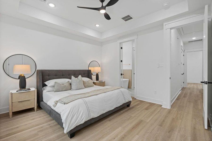 Furnished interior view inside a new home in , Houston (Image 5).