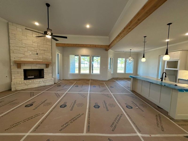 In-progress construction of a new home in , Leonard, TX (Image 8).