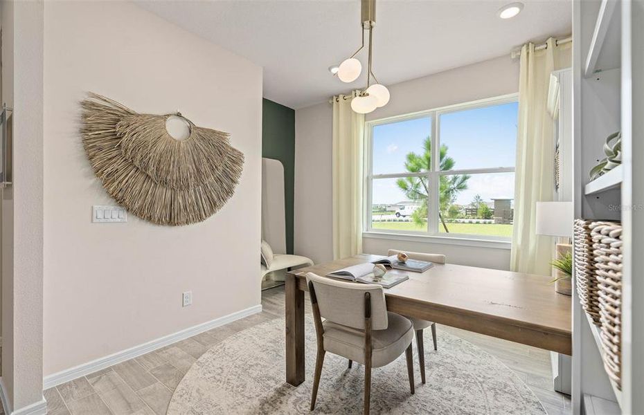Furnished interior view inside a new home in Del Webb Sunbridge, St. Cloud (Image 4).