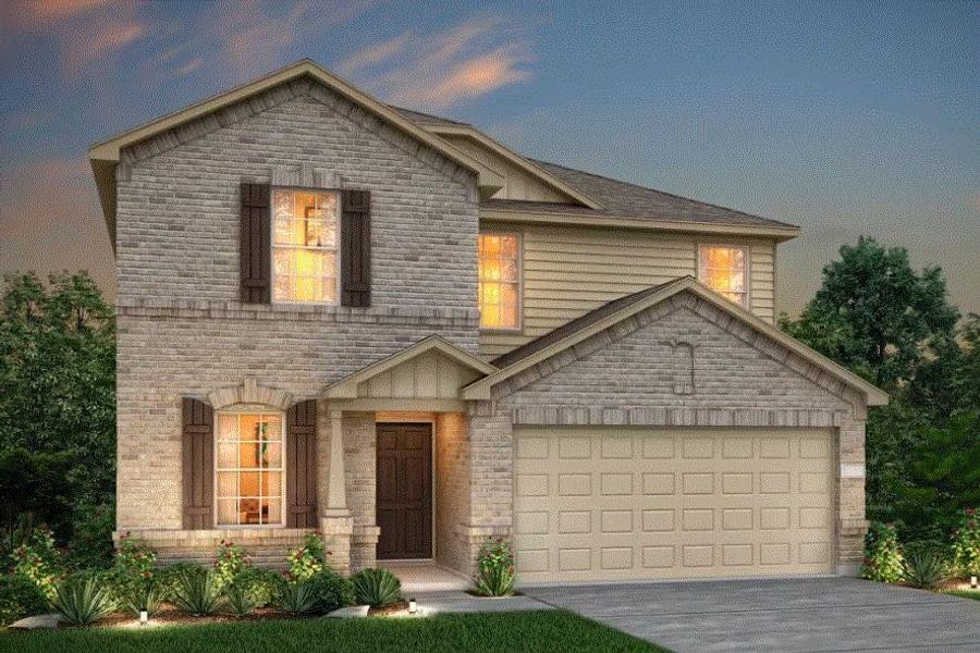 Pulte Homes, Sandalwood elevation O, rendering