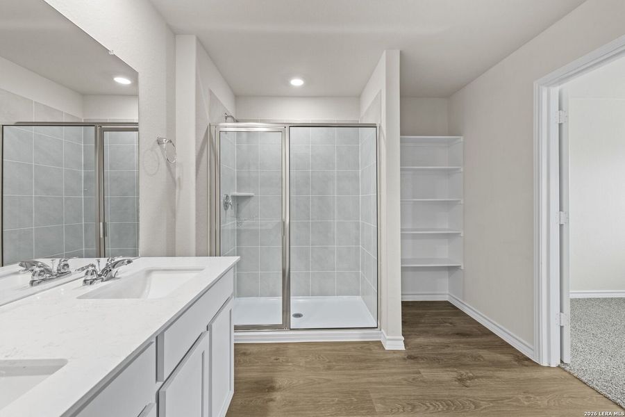 Furnished interior view inside a new home in Brookstone Creek, San Antonio (Image 8).