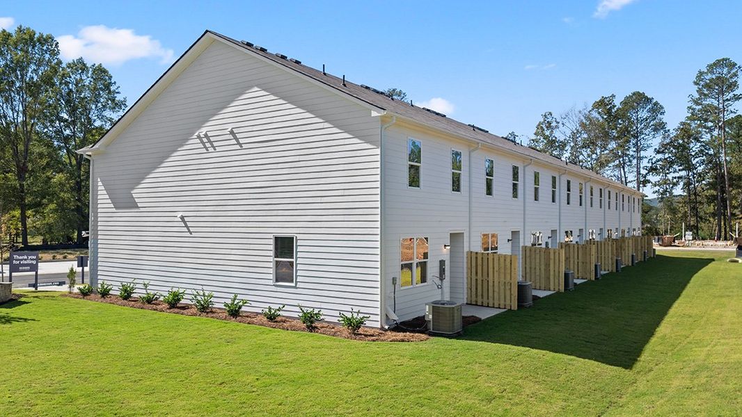 Front exterior of a new home in Old Summerville Village, Rome, GA, highlighting curb appeal (Image 20). Front exterior of a new home in Old Summerville Village, Rome, GA, highlighting curb appeal (Image 20).