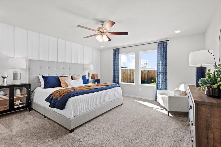 Representative furnished interior of a home built from the Ellis Colony At Pinehurst by Brohn Homes in Colony at Pinehurst, Pinehurst (Image 10).