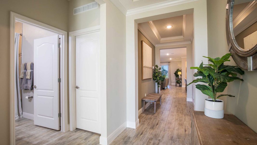 Representative furnished interior of a home built from the Miramar by Maronda Homes in Malabar Springs, Palm Bay (Image 4).