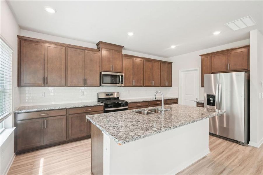 Furnished interior view inside a new home in Westmont Preserve, Powder Springs (Image 6). Furnished interior view inside a new home in Westmont Preserve, Powder Springs (Image 6).