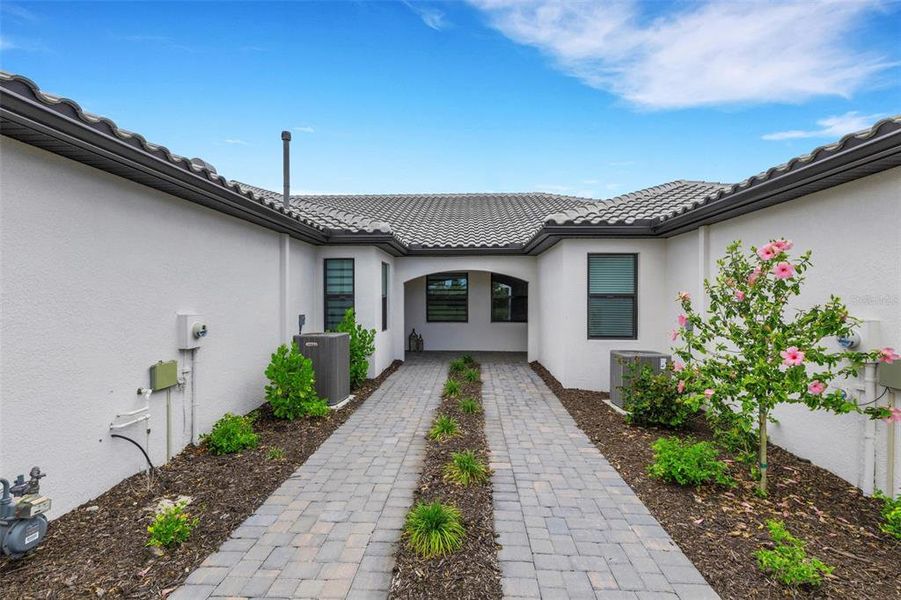 Exterior details and patio area of a home in , Nokomis (Image 37).
