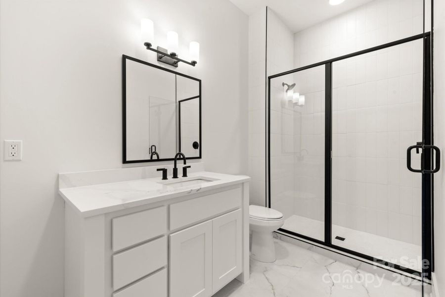 Furnished interior view inside a new home in , Cashiers (Image 41).