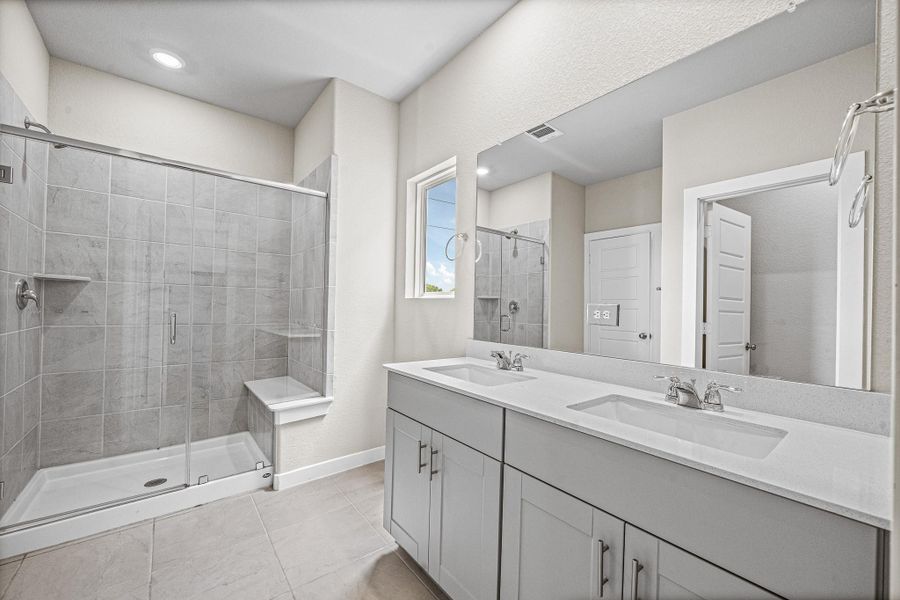 Furnished interior view inside a new home in , Houston (Image 9).