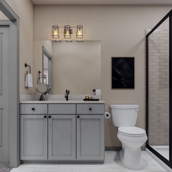 Representative furnished interior of a home built from the 4 by Tri Pointe Homes in Sugar Mill Village, Longmont (Image 45).