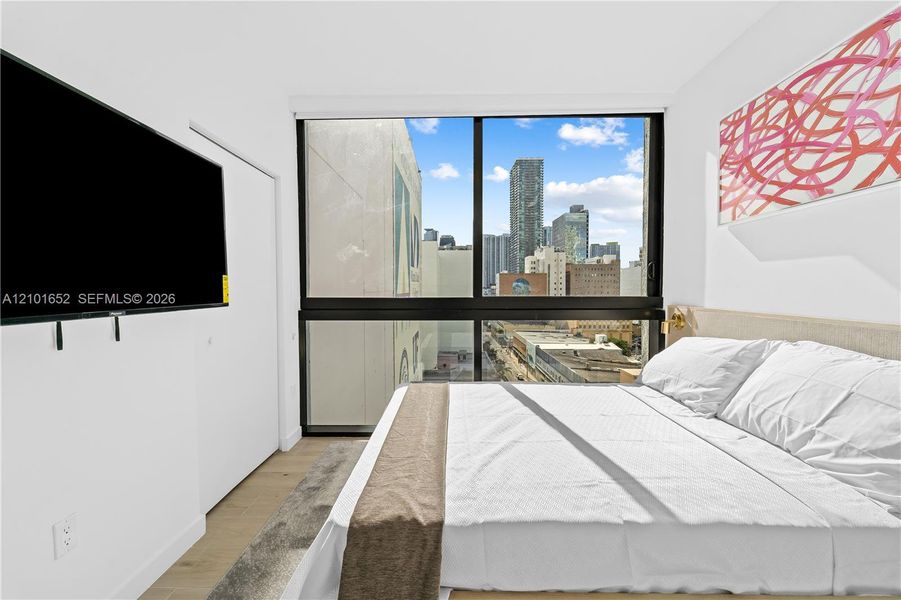 Furnished interior view inside a new home in , Miami (Image 10).