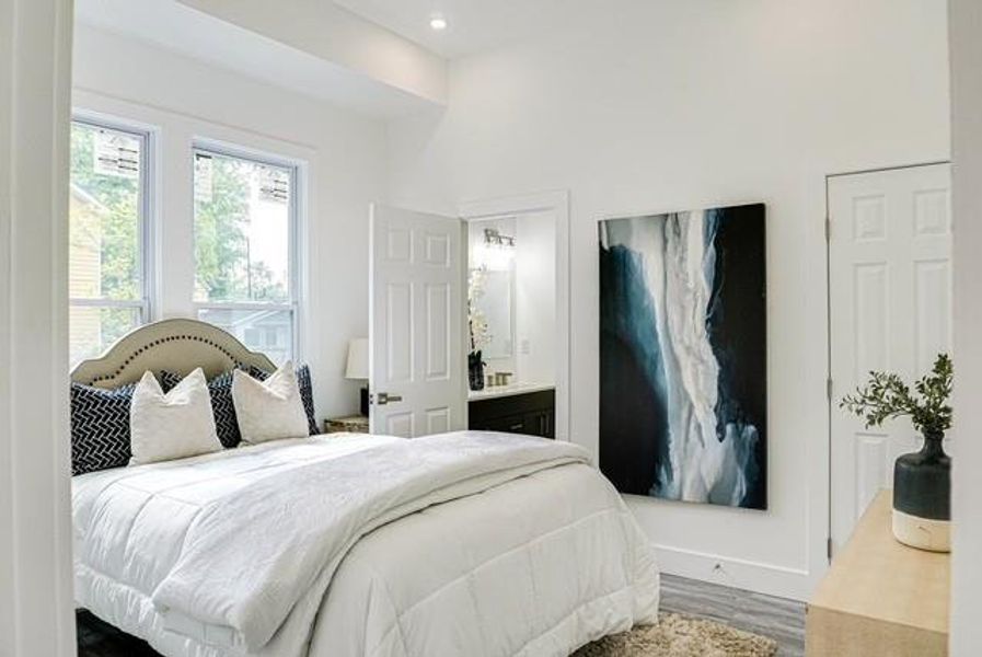 Furnished interior view inside a new home in , Atlanta (Image 7). Furnished interior view inside a new home in , Atlanta (Image 7).