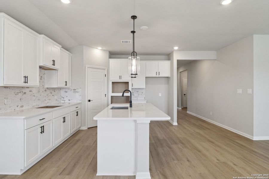 Furnished interior view inside a new home in Arcadia Ridge - Classic Series, San Antonio (Image 11). Furnished interior view inside a new home in Arcadia Ridge - Classic Series, San Antonio (Image 11).