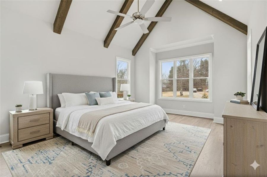 Furnished interior view inside a new home in , Marietta (Image 14).