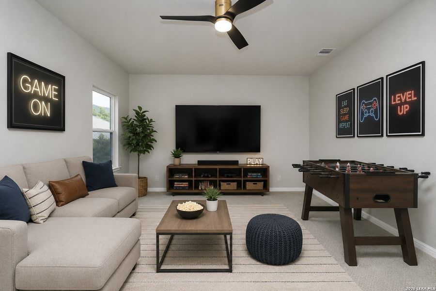 Furnished interior view inside a new home in , San Antonio (Image 5).