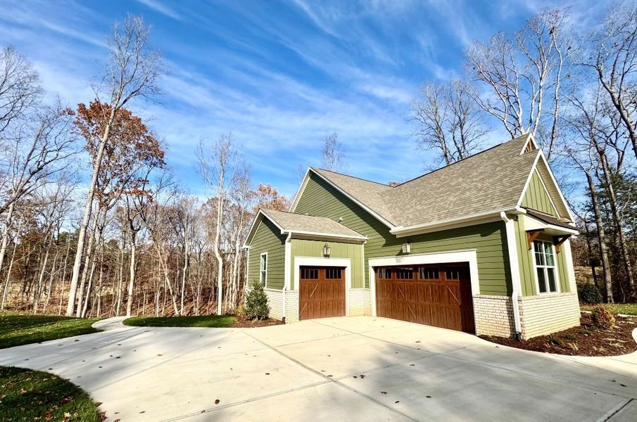 Custom home located in the Irish Creek golf course community