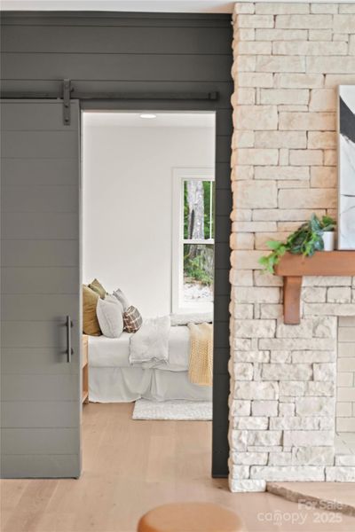 Exterior details and patio area of a home in , Cashiers (Image 27).