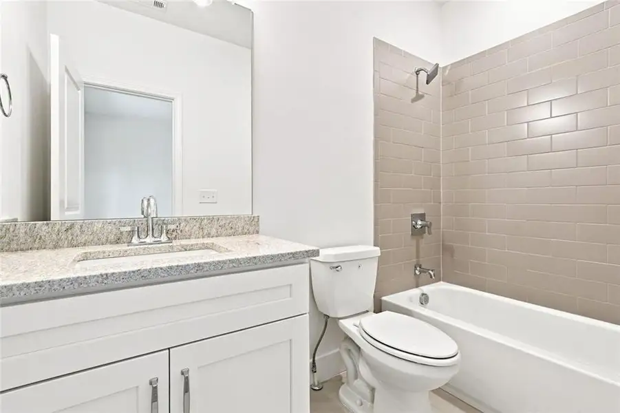 Furnished interior view inside a new home in , Marietta (Image 19).