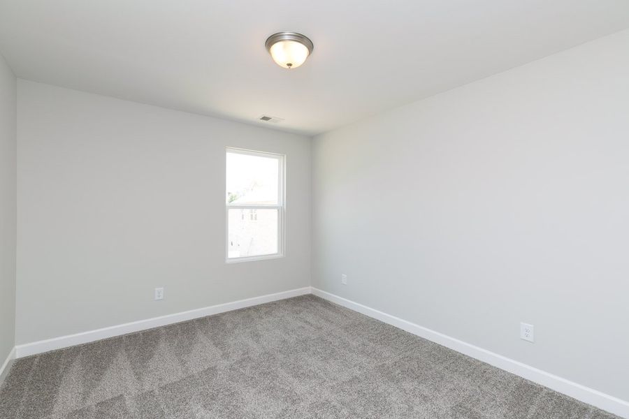 Representative unfurnished interior of a home built from the Dalton by Parkside Builders in The Parks of Mill Town, Chattanooga (Image 23).