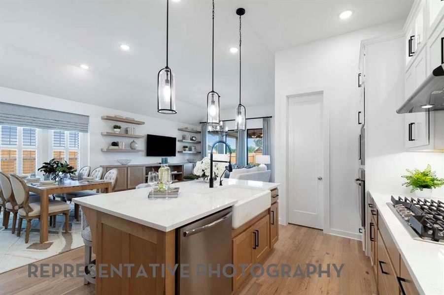Furnished interior view inside a new home in Meraki, Forney (Image 23).