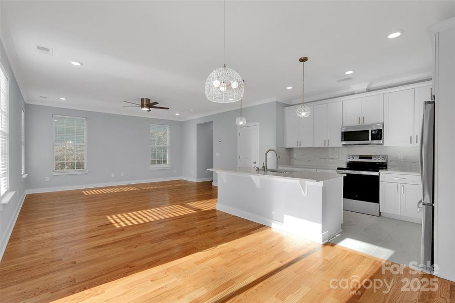 Spacious, unfurnished interior of a new home in , Charlotte (Image 41).