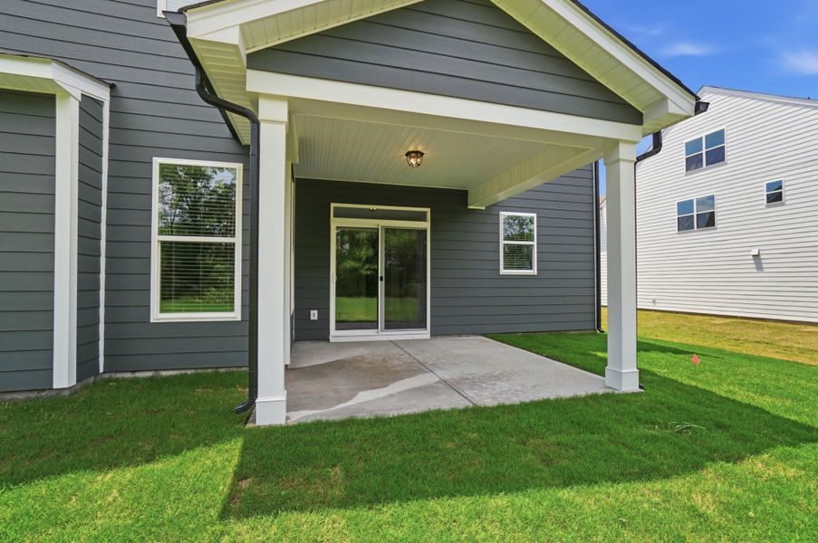 Exterior details and patio area of a home in Harmony, Harrisburg (Image 4). Exterior details and patio area of a home in Harmony, Harrisburg (Image 4).