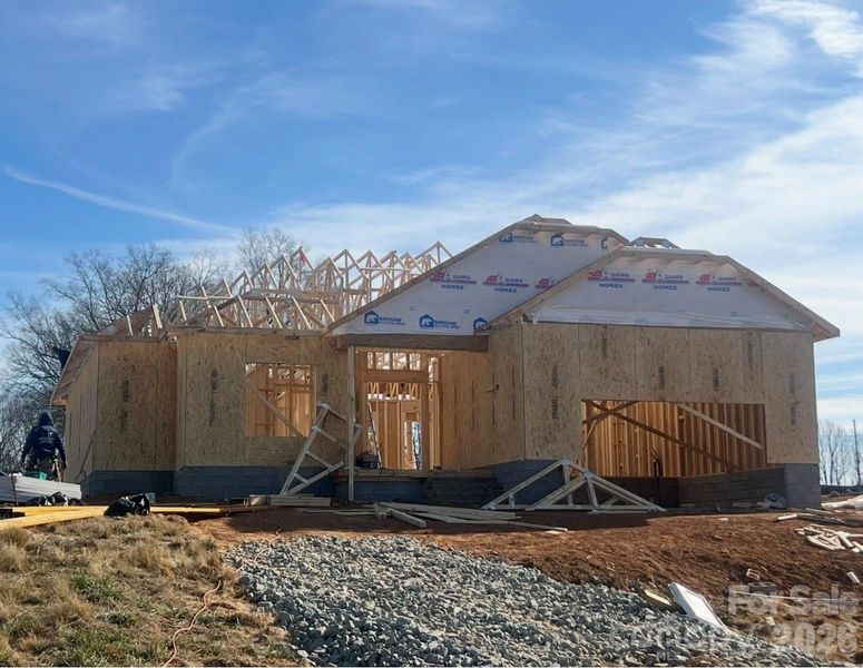 In-progress construction of a new home in Cardiff Glyn, Catawba, NC (Image 21).