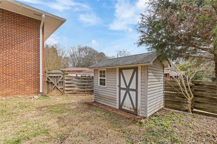 Exterior details and patio area of a home in , Marietta (Image 26).
