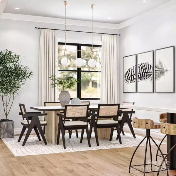 Furnished interior view inside a new home in , Mooresville (Image 6). Furnished interior view inside a new home in , Mooresville (Image 6).