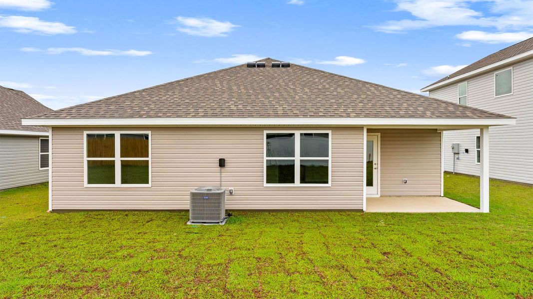 Exterior details and patio area of a home in Park Place, Panama City (Image 21). Exterior details and patio area of a home in Park Place, Panama City (Image 21).