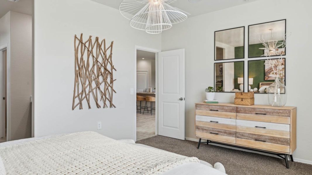 Furnished interior view inside a new home in Heartland Ranch, Coolidge (Image 27).
