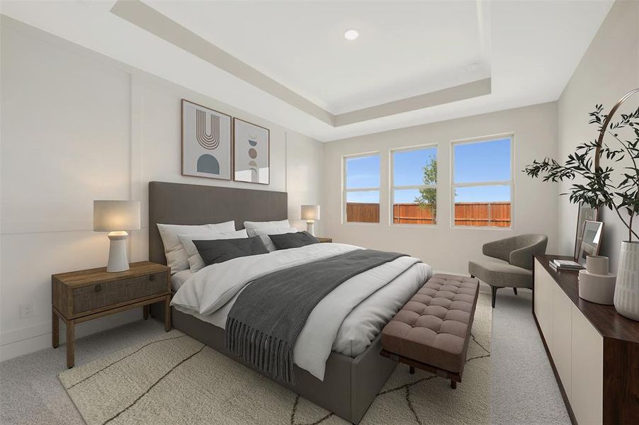 Furnished interior view inside a new home in Heritage Ranch, Sherman (Image 25).