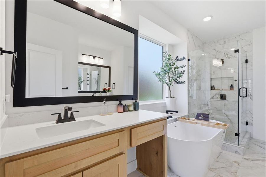Furnished interior view inside a new home in Valencia on The Lake, Little Elm (Image 33).