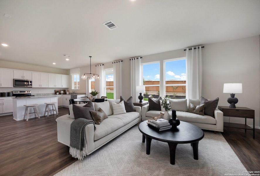 Furnished interior view inside a new home in , San Antonio (Image 29).