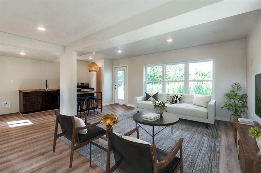 Furnished interior view inside a new home in , Blue Ridge (Image 3).