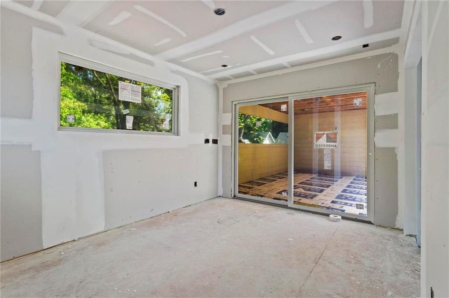 In-progress construction of a new home in , Atlanta, GA (Image 19).