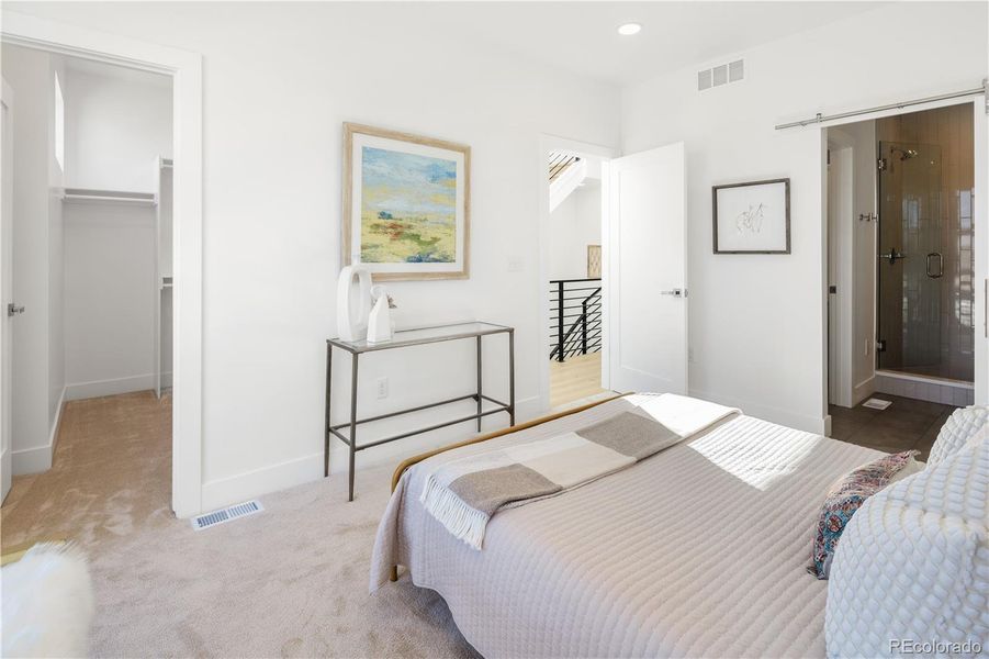 Furnished interior view inside a new home in , Denver (Image 30).