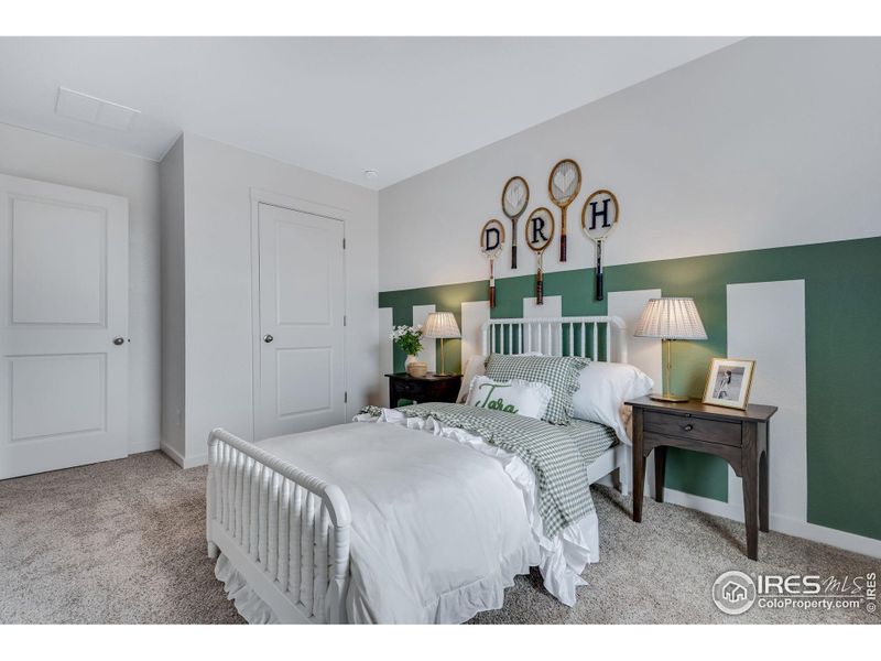 Furnished interior view inside a new home in Vista Meadows, Fort Lupton (Image 39).