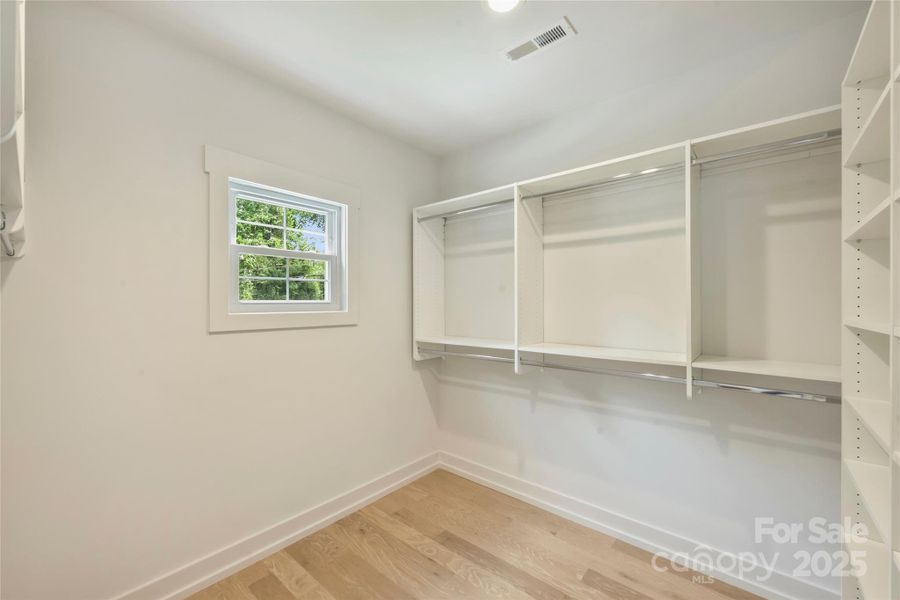 Primary closet Primary closet