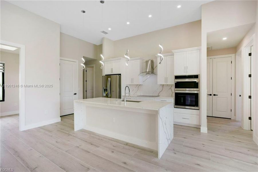 Furnished interior view inside a new home in , Cape Coral (Image 26). Furnished interior view inside a new home in , Cape Coral (Image 26).