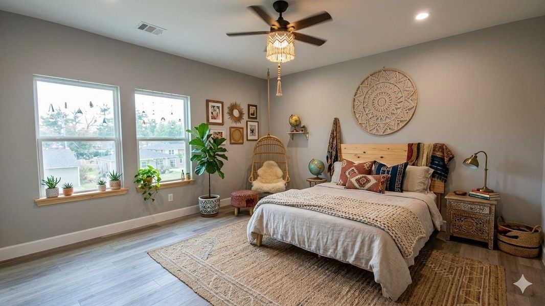 Ai Generated Image of the Spacious Main Bedroom Ai Generated Image of the Spacious Main Bedroom
