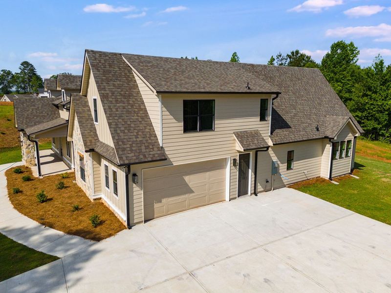 Exterior details and patio area of a home in Harmon Springs, Carrollton (Image 27).